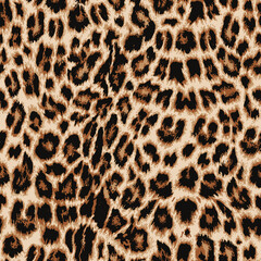 leopard pattern seamless fashionable design for print clothes, paper, fabric. leopard spots