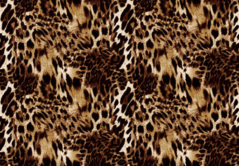 leopard pattern seamless fashionable design for print clothes, paper, fabric. leopard spots