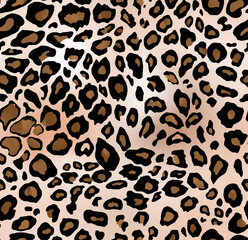 leopard pattern seamless fashionable design for print clothes, paper, fabric. leopard spots