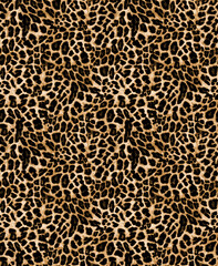 leopard pattern seamless fashionable design for print clothes, paper, fabric. leopard spots