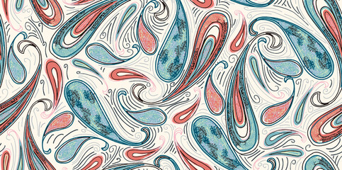 Paisley Pattern For Fabric Fashion
