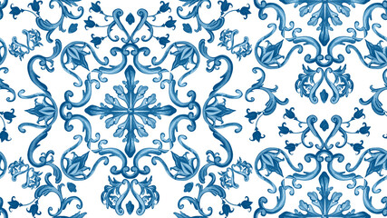 Vibrant natural seamless patterns suitable for dress and bow tie patterns in summer colors
