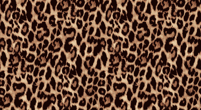leopard pattern seamless fashionable design for print clothes, paper, fabric. leopard spots