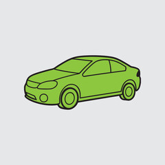 green car
