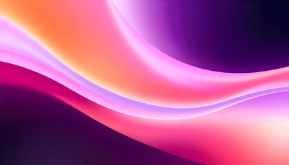 Obraz premium Abstract colorful background with smooth curved lines and gradient swirling, iridescent liquid with hues of purple