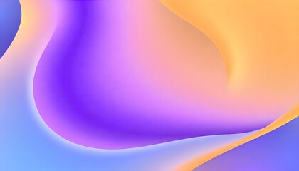 Abstract colorful background with smooth curved lines and gradient swirling, iridescent liquid with hues of purple