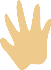 Obraz premium Abstract Hand Vector