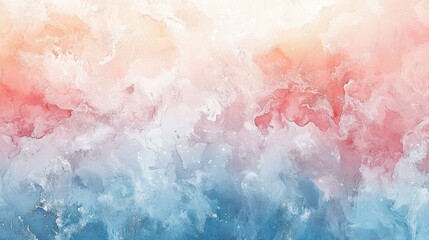 Fototapeta premium Watercolor abstract background with ample copyspace for business meeting themes, professional people, and remote team collaboration, featuring soft, muted hues and elegant textures.
