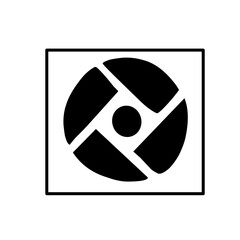 Pinwheel symbol Icon