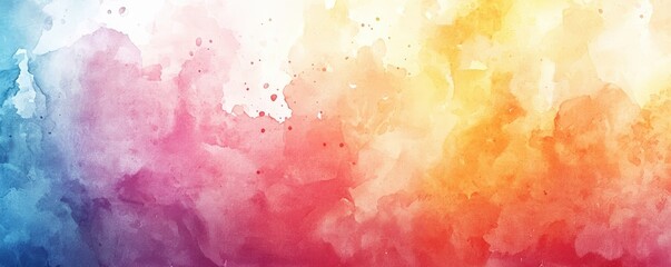 Watercolor background with ample copyspace for text, highlighting mental health resources and online counseling, featuring soothing colors and modern abstract elements ideal for telehealth services