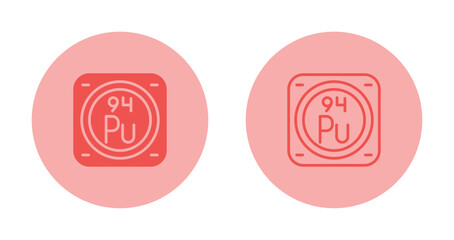 Plutonium Vector Icon