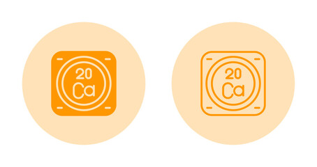 Fototapeta premium Calcium Vector Icon