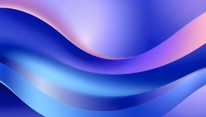 Obraz premium Abstract background with smooth curved lines and gradient swirling, iridescent liquid with hues of purple