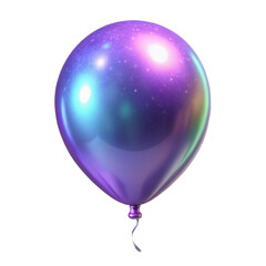  Sparkles Balloon 3d cartoon style illustration