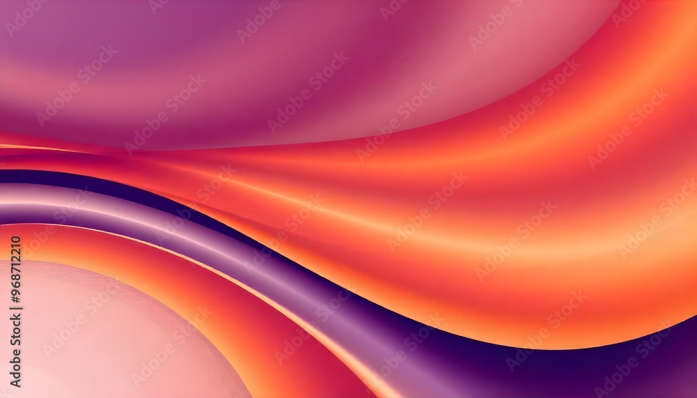 Poster abstract colorful background with smooth curved lines and gradient swirling, iridescent liquid with 