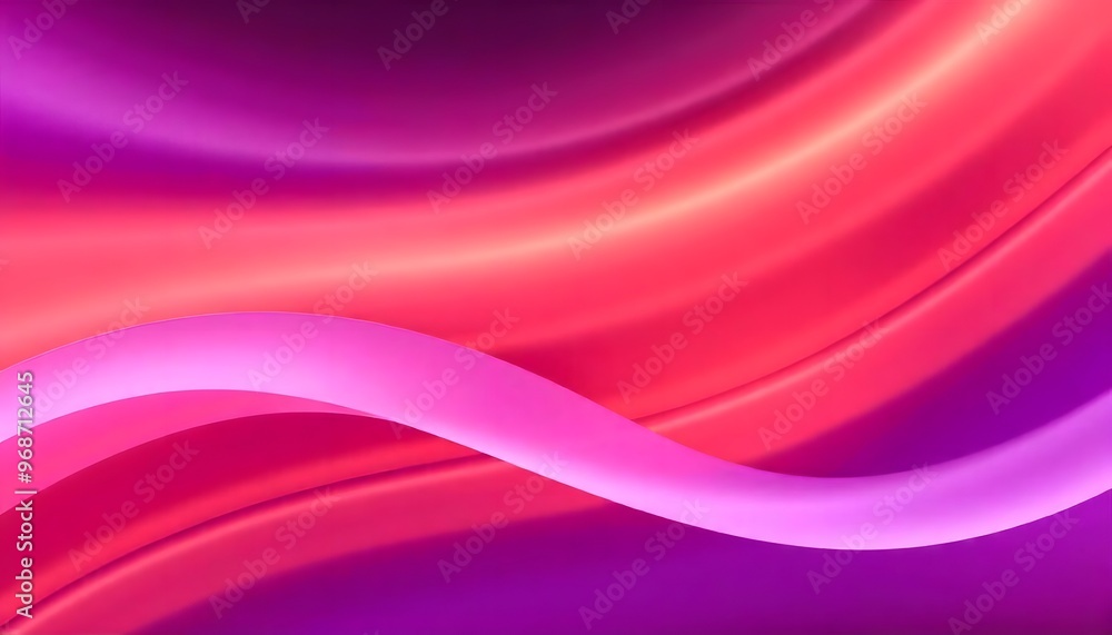 Poster abstract colorful background with smooth curved lines and gradient swirling, iridescent liquid with 