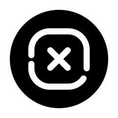 Obraz premium Multiply Icon Circular Broken Line Style