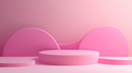 Pink heart-shaped mirror hanging in a modern bathroom, perfect for Valentine's Day decoration