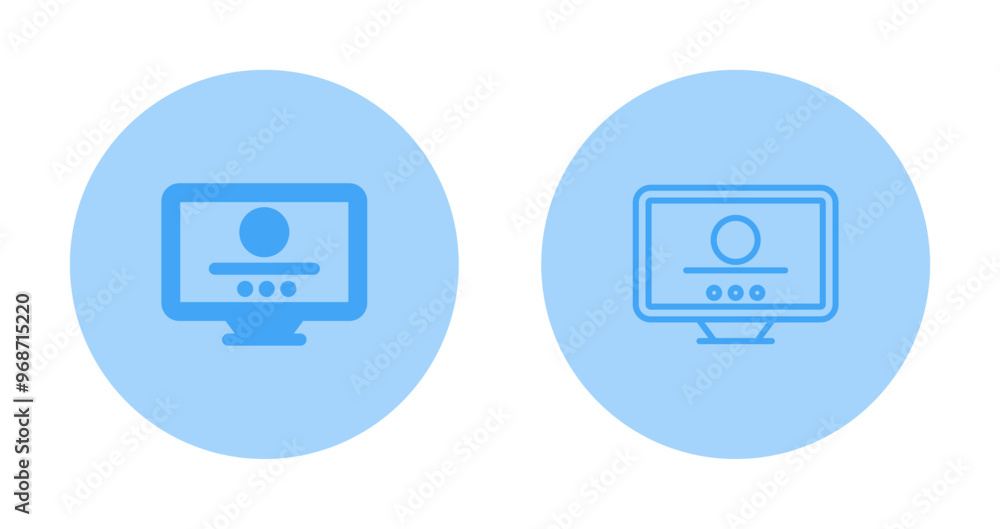 Sticker Desktop Vector Icon