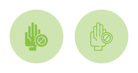 Obraz premium Hand Vector Icon
