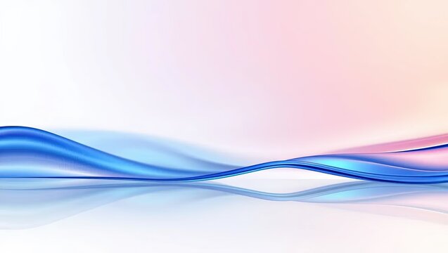 Abstract Blue Wave Backgroun