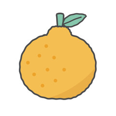 デコポン　イラスト