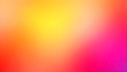 Obraz premium Vibrant background with a gradient transitioning from bright yellow to deep pink.