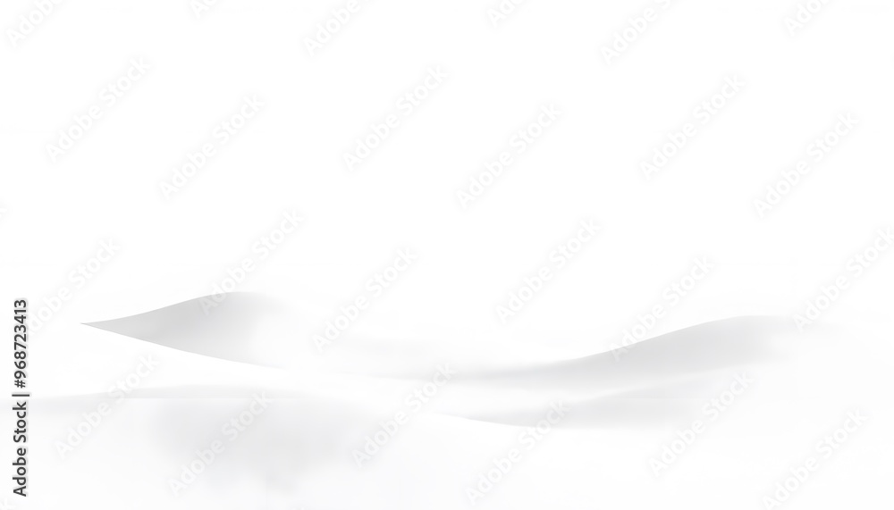 Poster white abstract background with soft curves. minimalist white background and subtle shadows.