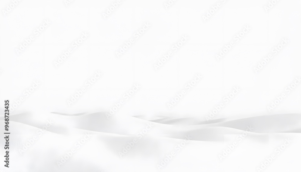 Poster white abstract background with soft curves. minimalist white background and subtle shadows.