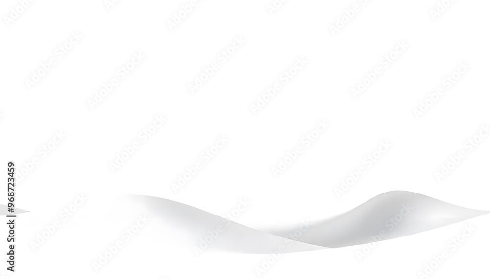 Poster white abstract background with soft curves. minimalist white background and subtle shadows.