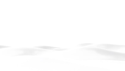 Fototapeta premium White abstract background with soft curves. Minimalist white background and subtle shadows.