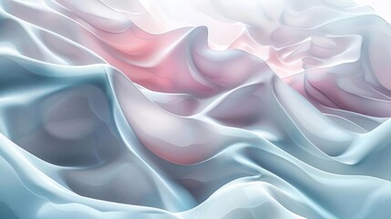 Obraz premium Vibrant and lively wave-like painting rendered as a digital artwork.