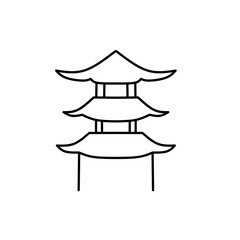 chinese pagoda icon