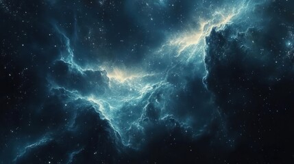 A breathtaking view of the cosmos, with nebulae forming a beautiful galaxy.