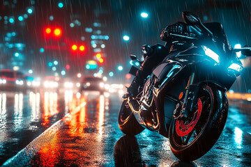 High speed powerful motorcycle riding blurred motion background images