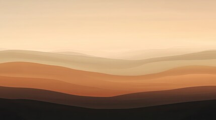 Delicate gradient background with muted earth tones blending effortlessly creating a calming aesthetic color shift