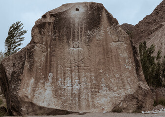 Buddhist image from Manthal Rock from the 8th century AD