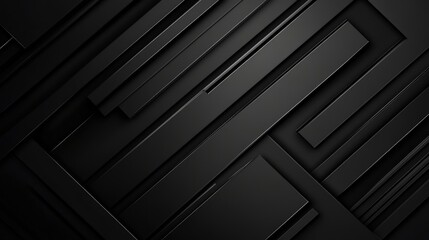 Abstract Black Geometric Pattern Background