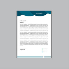 Abstract Letterhead Design Modern Business Letterhead Design Template,Minimal Business Letterhead