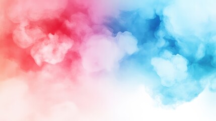 Abstract Colorful Smoke Background with Red and Blue Hues