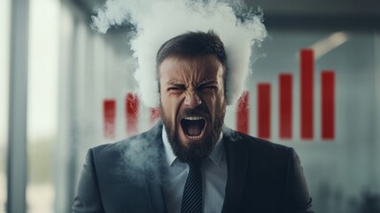 Fury at the Office: A Businessman's Meltdown