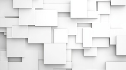 Obraz premium Abstract White Geometric Pattern Background