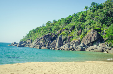 Praia do Jabaquara, Ilha Bela S&atilde;o Paulo Brasil