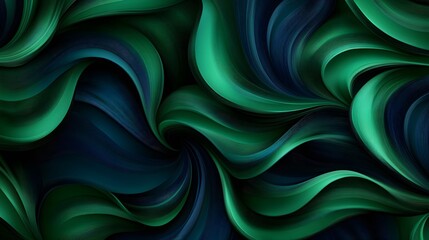 Obraz premium Seamless mandala patterns with swirling lines, deep emerald and sapphire tones, intricate and mesmerizing, in a modern vector style, with a touch of minimalism.