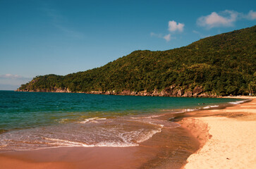 Praia do Jabaquara, Ilha Bela São Paulo Brasil.