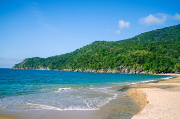 Praia do Jabaquara, Ilha Bela São Paulo Brasil.