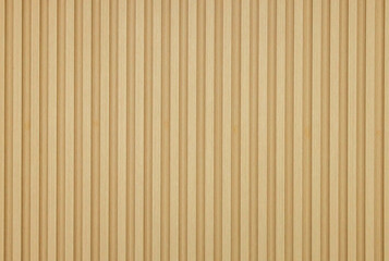 Vertical brown artificial wood wall for interior decoration