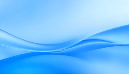 Blue abstract background with soft curves. swirling, blue wave with translucent ripples.