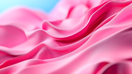 Fototapeta premium Abstract geometry, organic forms, pastel tones of pink and blue, subtle glowing accents, serene atmosphere.
