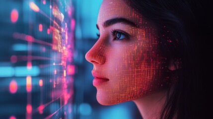 AI-powered emotional recognition software enhancing virtual therapy sessions: AI analyzing patients' emotions to assist therapists in understanding their needs.